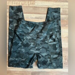 Never Worn Bally Camo Workout Leggings